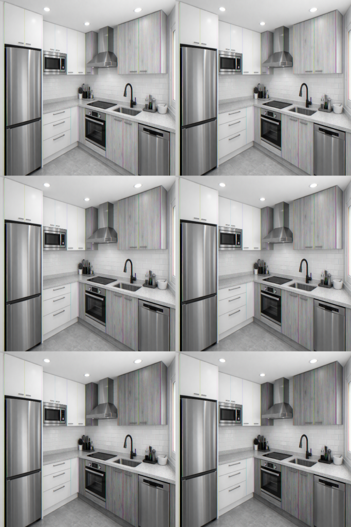 Reforma de cocina económica, mobiliario funcional, diseño sencillo, iluminación correcta