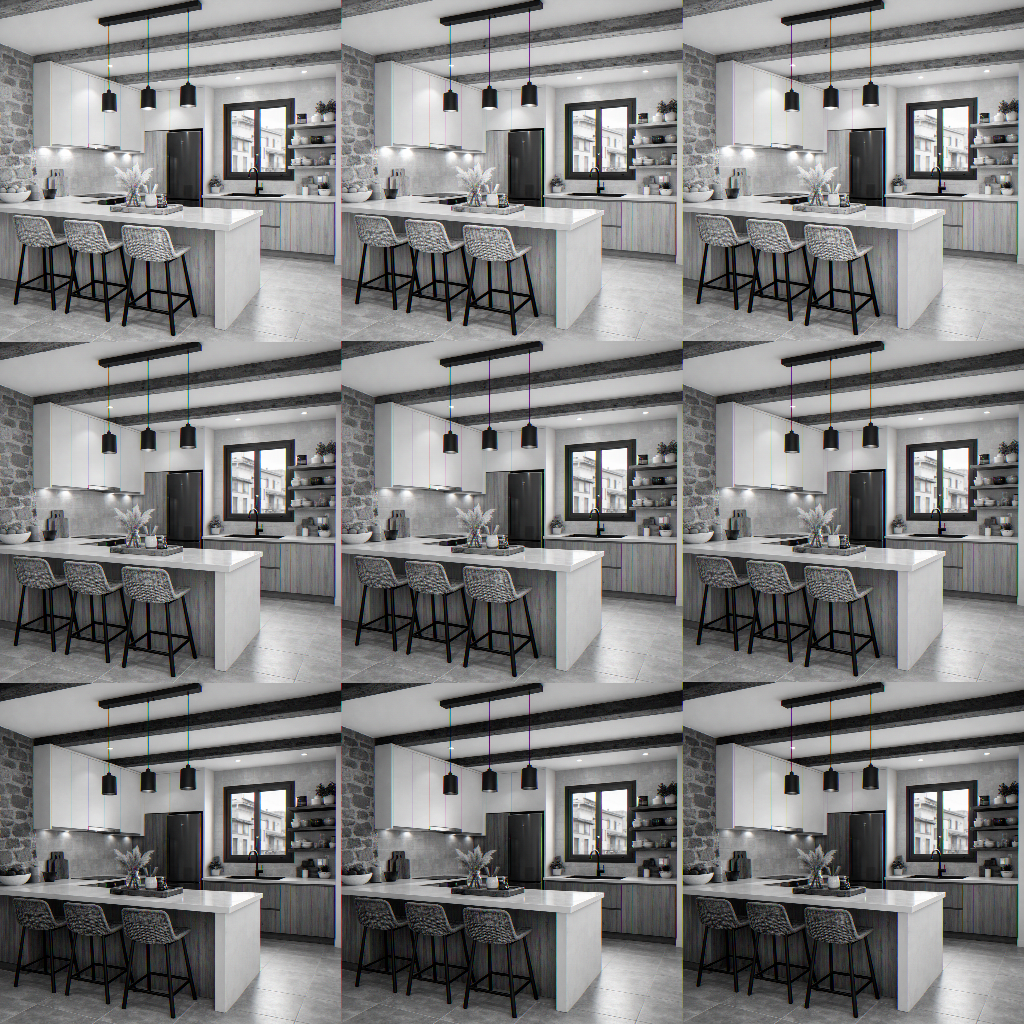 Cocina moderna en piso de Manresa
