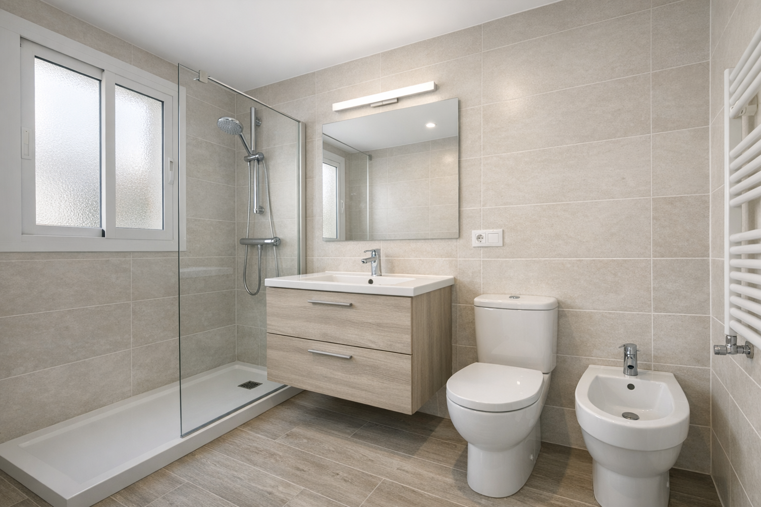 Reforma básica de baño en Hospitalet