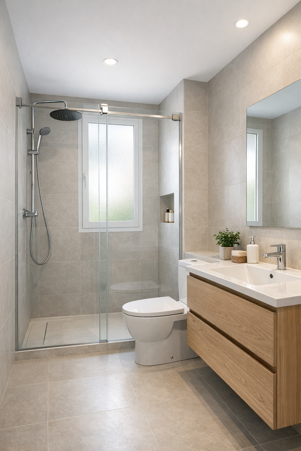 Reforma estándar de baño en Hospitalet