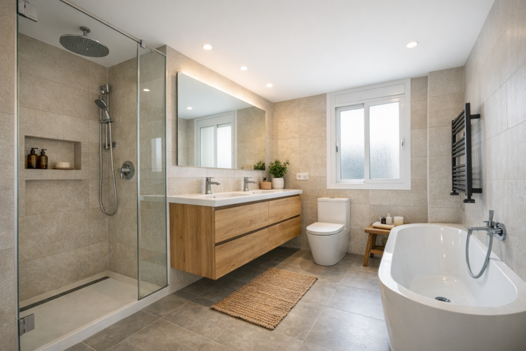Reforma de baño en Badalona