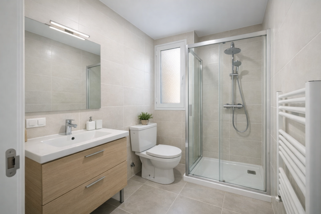 Reforma básica de baño en Badalona