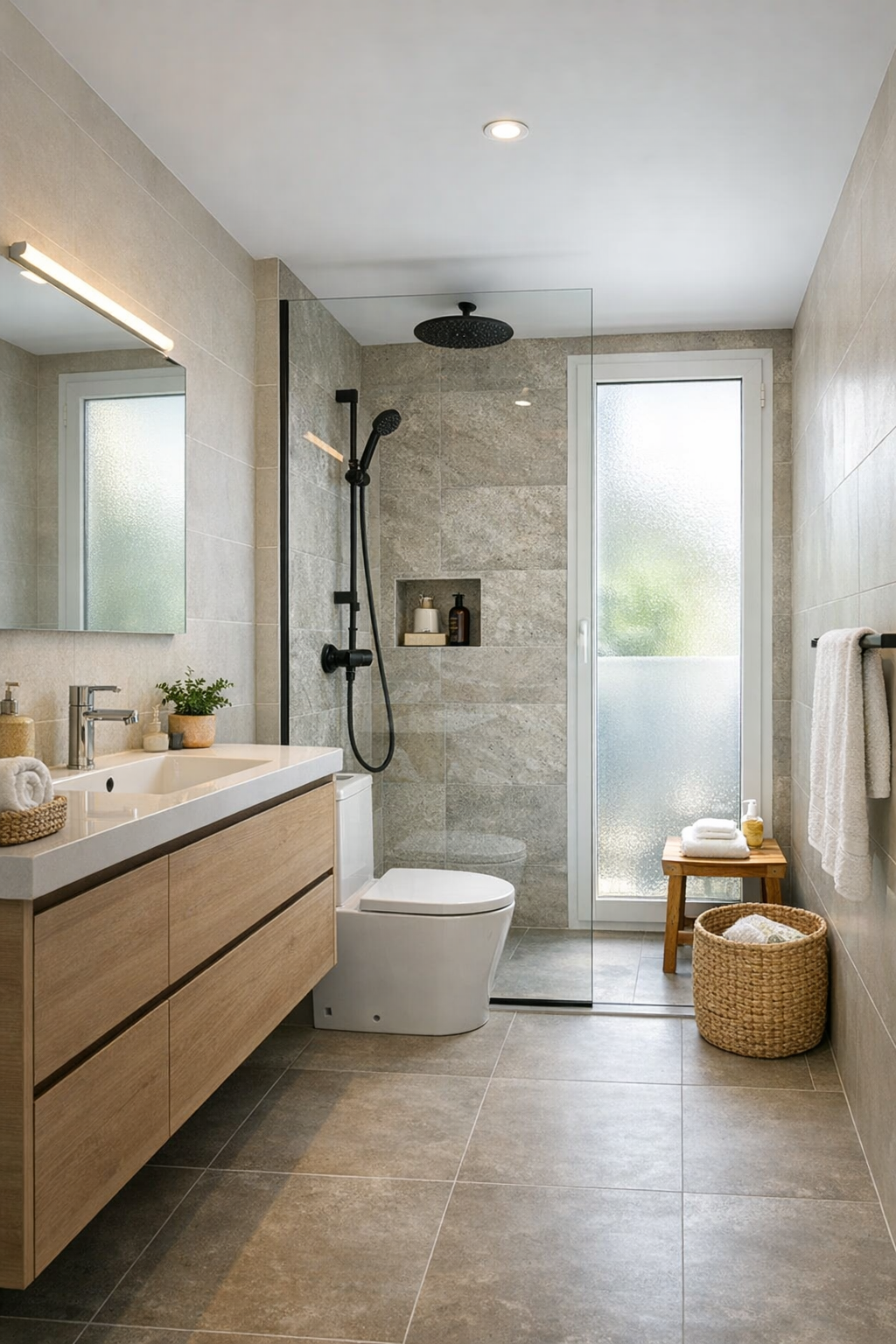 Reforma estándar de baño en Badalona