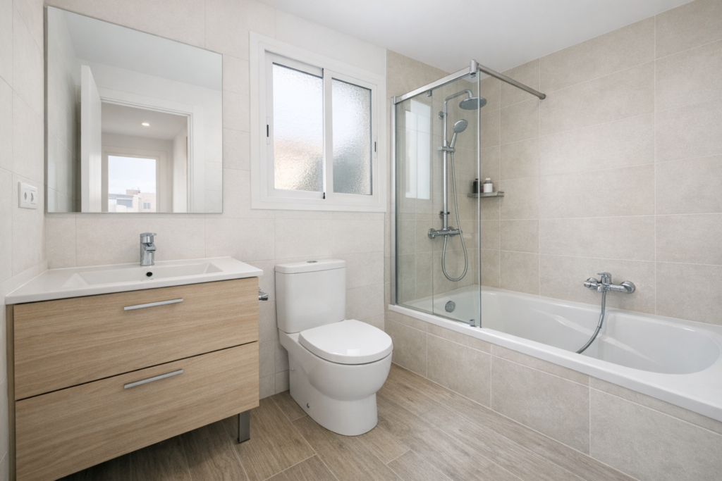 Reforma básica de baño en Badalona